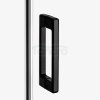 NEW TRENDY Kabina prysznicowa drzwi podwójne przesuwne PRIME BLACK 110x90 D-0318A/D-0315A